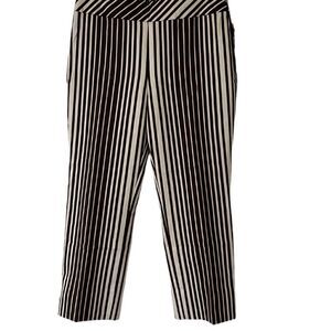 Akris Punto Bergdorf Goodman Striped Cropped side Zipper Pants Switzerland